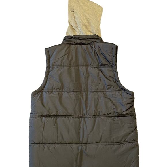 WEATHERPROOF VINTAGE Men's Flannel Lined Puffer hooded Vest men size M NEW - Picture 6 of 8